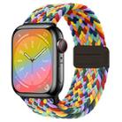 For Apple Watch SE 2023 44mm Nylon Woven Magnetic Fold Buckle Watch Band(W Seven Colors) - 1