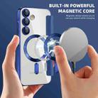For Samsung Galaxy A35 5G Shield MagSafe RFID Anti-theft Leather Phone Case(Dark Blue) - 3