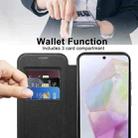 For Samsung Galaxy A35 5G Shield MagSafe RFID Anti-theft Leather Phone Case(Black) - 3
