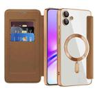 For Samsung Galaxy A05s Shield MagSafe RFID Anti-theft Leather Phone Case(Brown) - 2