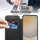 For Samsung Galaxy S24 FE 5G Shield MagSafe RFID Anti-theft Leather Phone Case(Black) - 3
