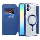 For Samsung Galaxy A06 4G Shield MagSafe RFID Anti-theft Leather Phone Case(Dark Blue) - 2