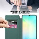 For Samsung Galaxy A06 4G Shield MagSafe RFID Anti-theft Leather Phone Case(Green) - 3