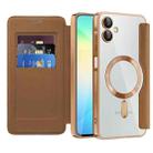 For Samsung Galaxy A06 4G Shield MagSafe RFID Anti-theft Leather Phone Case(Brown) - 2