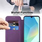 For Samsung Galaxy A16 5G Shield MagSafe RFID Anti-theft Leather Phone Case(Purple) - 3