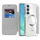 For Samsung Galaxy A16 5G Shield MagSafe RFID Anti-theft Leather Phone Case(Grey) - 2