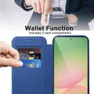 For Samsung Galaxy A56 5G Shield MagSafe RFID Anti-theft Leather Phone Case(Dark Blue) - 3