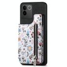 For vivo S17e / V29e Retro Painted Zipper Wallet Back Phone Case(Black) - 1