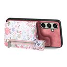 For Samsung Galaxy A36 Retro Painted Zipper Wallet Back Phone Case(Pink) - 3