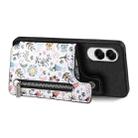 For Samsung Galaxy S25 Edge 5G Retro Painted Zipper Wallet Back Phone Case(Black) - 3