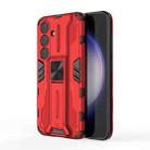 For Samsung Galaxy S24 5G Supersonic Armor PC Hybrid TPU Phone Case(Red) - 1