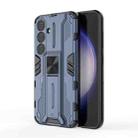 For Samsung Galaxy S24 5G Supersonic Armor PC Hybrid TPU Phone Case(Blue) - 1