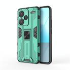 For Redmi Note 13 Pro+ Supersonic Armor PC Hybrid TPU Phone Case(Green) - 1