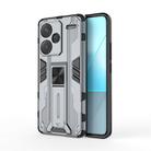 For Redmi Note 13 Pro+ Supersonic Armor PC Hybrid TPU Phone Case(Grey) - 1