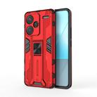 For Redmi Note 13 Pro 5G Supersonic Armor PC Hybrid TPU Phone Case(Red) - 1