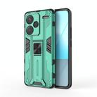 For Redmi Note 13 Pro 5G Supersonic Armor PC Hybrid TPU Phone Case(Green) - 1
