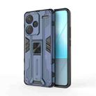 For Redmi Note 13 Pro 5G Supersonic Armor PC Hybrid TPU Phone Case(Blue) - 1