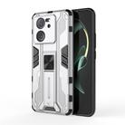 For Xiaomi 13T Pro Supersonic Armor PC Hybrid TPU Phone Case(Silver) - 1
