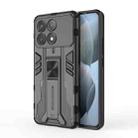 For Redmi K70 Supersonic Armor PC Hybrid TPU Phone Case(Black) - 1