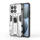 For Redmi K70 Supersonic Armor PC Hybrid TPU Phone Case(Silver) - 1