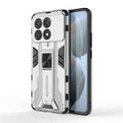 For Redmi K70E Supersonic Armor PC Hybrid TPU Phone Case(Silver) - 1