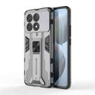 For Redmi K70E Supersonic Armor PC Hybrid TPU Phone Case(Grey) - 1