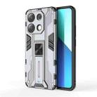 For Redmi Note 13 4G Supersonic Armor PC Hybrid TPU Phone Case(Grey) - 1