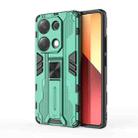 For  Redmi Note 13 Pro 4G Supersonic Armor PC Hybrid TPU Phone Case(Green) - 1