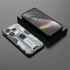 For Xiaomi Redmi Turbo 3 Supersonic Armor PC Hybrid TPU Phone Case(Grey) - 2