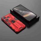 For Xiaomi Poco F6 Supersonic Armor PC Hybrid TPU Phone Case(Red) - 2
