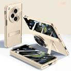 For OPPO Find N3 Pioneer Skin-Feel Case-film Integral Hinge Shockproof Phone Case(Gold) - 1