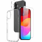 For iPhone 17 NORTHJO 3 in 1 TPU Phone Case with Screen Film and Lens Film(Clear) - 1
