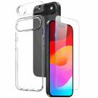 For iPhone 17 Air NORTHJO 3 in 1 TPU Phone Case with Screen Film and Lens Film(Clear) - 1