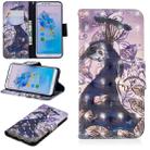 3D Colored Drawing Pattern Horizontal Flip Leather Case for  Huawei Honor 7A&Y6, with Holder & Card Slots & Wallet(Peacock) - 1