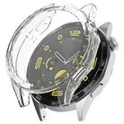 For Huawei Watch GT4 46mm Full Coverage TPU Electroplated Watch Protective Case(Transparent White) - 1