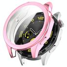 For Huawei Watch GT4 46mm Full Coverage TPU Electroplated Watch Protective Case(Pink) - 1