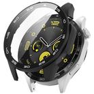 For Huawei Watch GT 4 46mm PC + Tempered Glass Integrated Watch Protective Case with Graduated Dial(Black) - 1