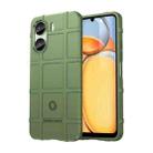 For Xiaomi Redmi 13C Full Coverage Shockproof TPU Phone Case(Army Green) - 1