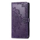 For Infinix Note 40 Pro 4G Mandala Flower Embossed Leather Phone Case(Purple) - 2