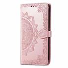 For Infinix Note 40 Mandala Flower Embossed Leather Phone Case(Rose Gold) - 2