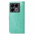 For Infinix Note 40 Mandala Flower Embossed Leather Phone Case(Green) - 3