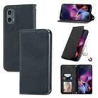 For Motorola Moto G Stylus 5G 2024 Retro Skin Feel Magnetic Flip Leather Phone Case(Black) - 1