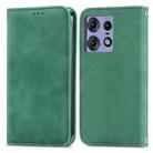 For Motorola Edge 50 Retro Skin Feel Magnetic Flip Leather Phone Case(Green) - 1