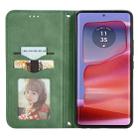 For Motorola Edge 50 Retro Skin Feel Magnetic Flip Leather Phone Case(Green) - 3