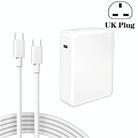 PD3.1 140W USB-C PD Laptop Power Adapter + 2m 5A USB-C to USB-C Data Cable UK Plug - 1