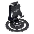 G60 Portable Folding 360-Degree Rotating Desktop Phone Tablet Holder(Black) - 1