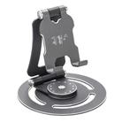 G60 Portable Folding 360-Degree Rotating Desktop Phone Tablet Holder(Grey) - 1