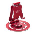 G60 Portable Folding 360-Degree Rotating Desktop Phone Tablet Holder(Red) - 1