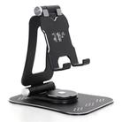 G61 Portable Folding 360-Degree Rotating Desktop Phone Holder(Black) - 1