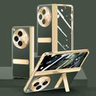 For OPPO Find N3 Electroplated Case-film Integral Hinge Shockproof Phone Case(Green) - 1